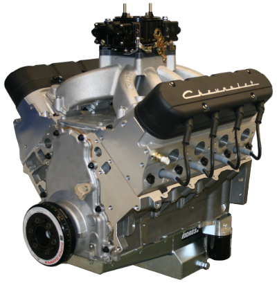 Chevy LS 427 Silver Billet Pump Gas Engine